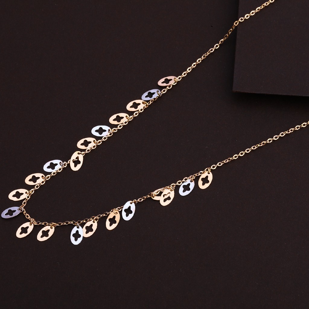 750 Rose Gold Women's Hallmark Tanmaniya RTM104