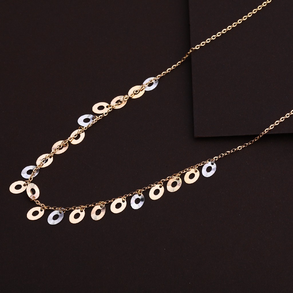 18KT Rose Gold Designer Hallmark Necklace RTM134