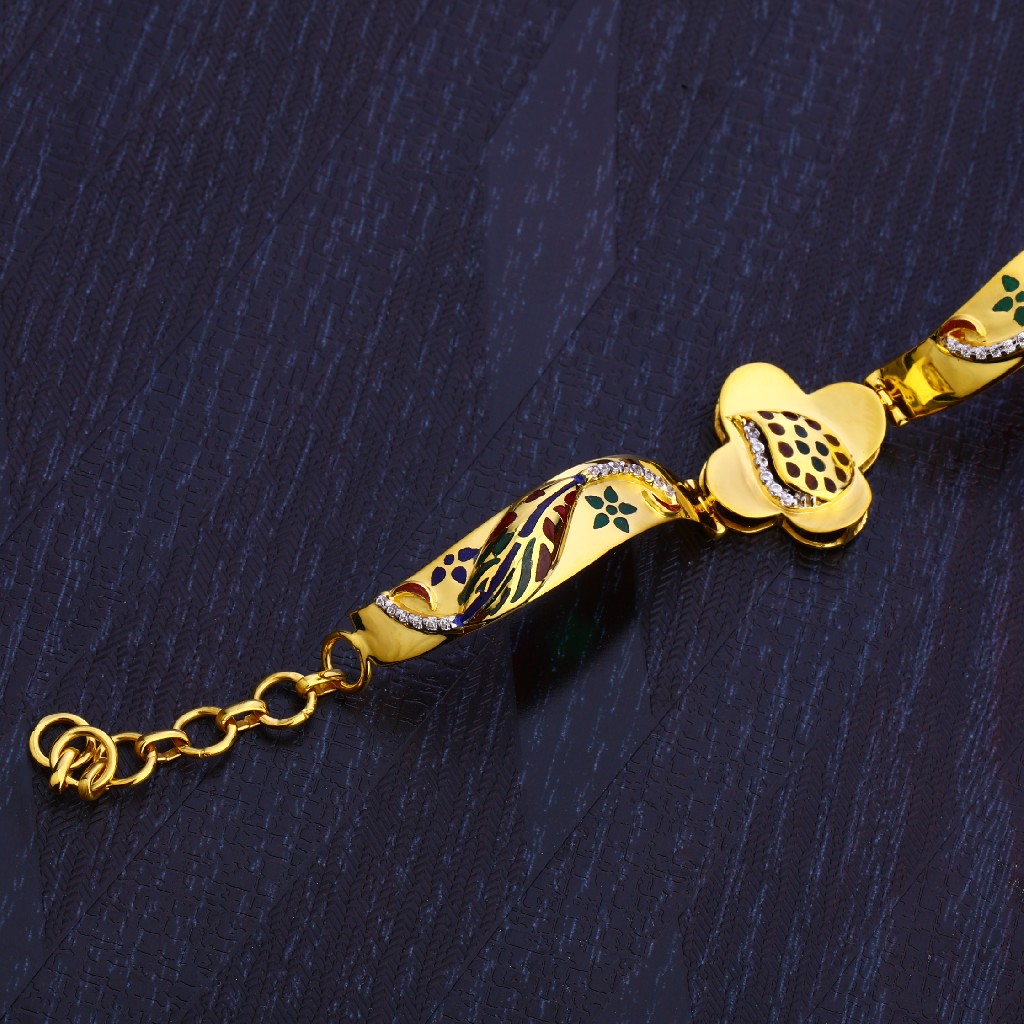 916 Gold Exclusive Ladies Hallmark Bracelet LB276