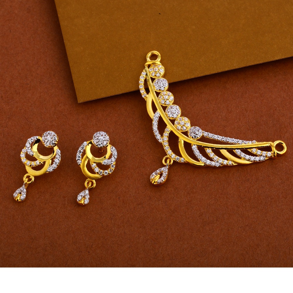 916 Cz Mangalsutra Women's Pendant Set MP250