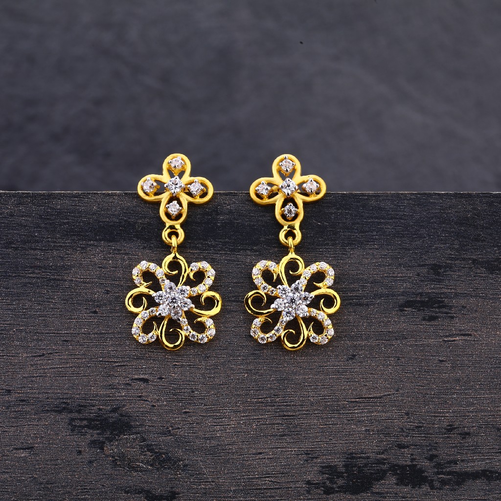 916 Gold Hallmark Fancy Earring Jhummar LJE247