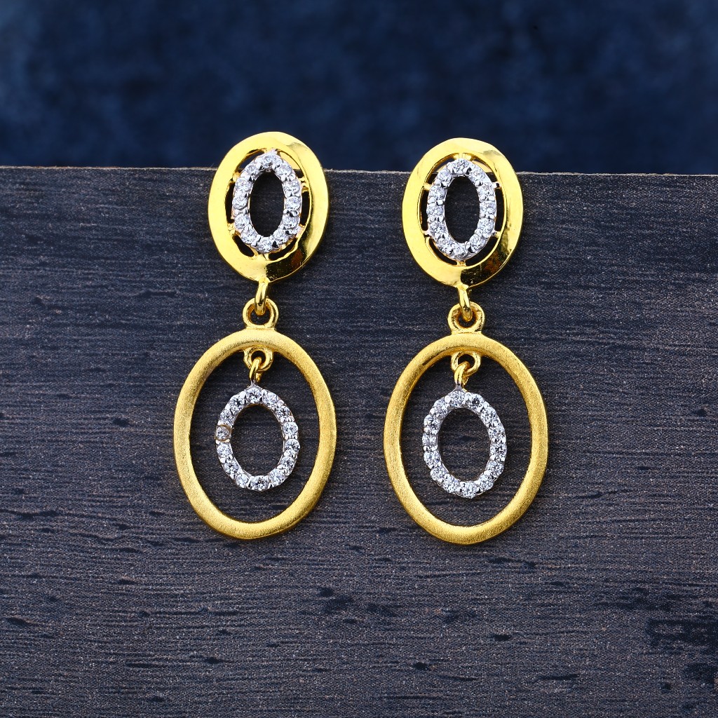 916 Gold Women's Earring Jhummar LJE145