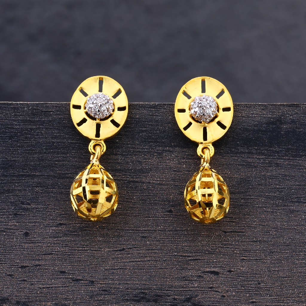 22CT Gold Hallmark Classic Jhummar Earring LJE222