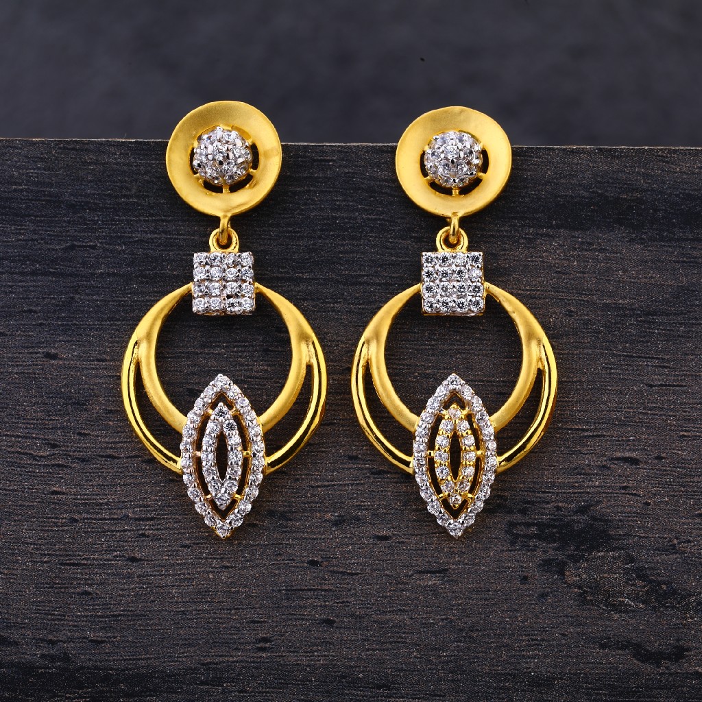 22KT Gold Classic Hallmark Zhummar  Earring LJE155