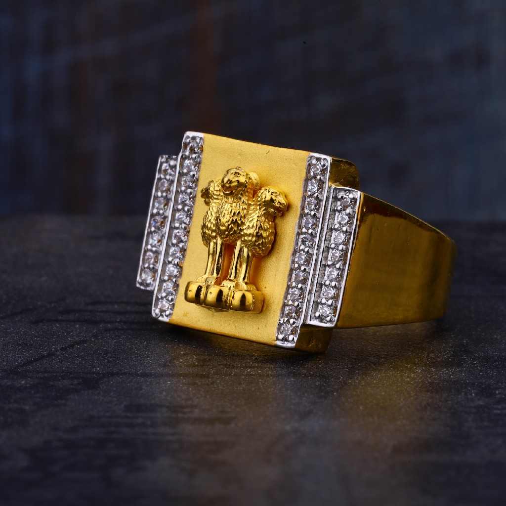 22CT Gold Mens Designer Ring MR548
