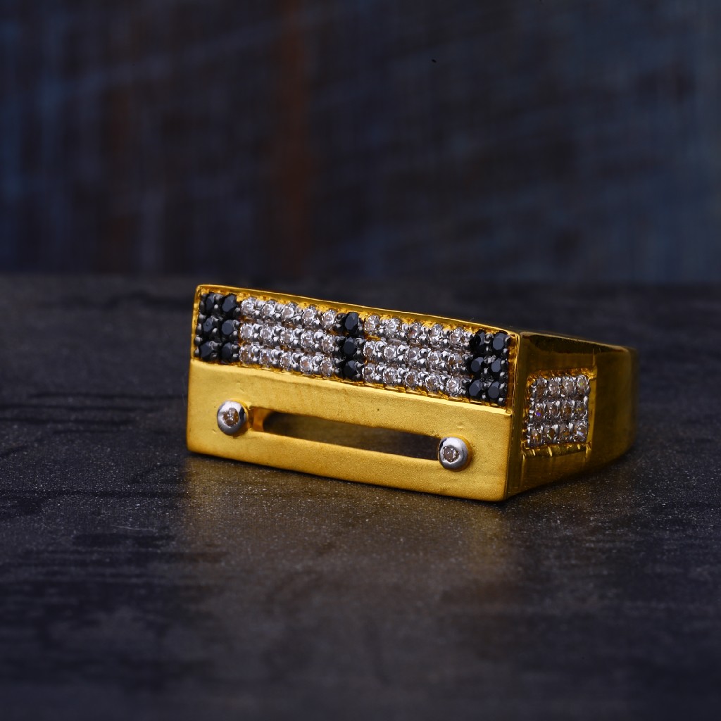 22KT Gold Classic Mens Ring MR555