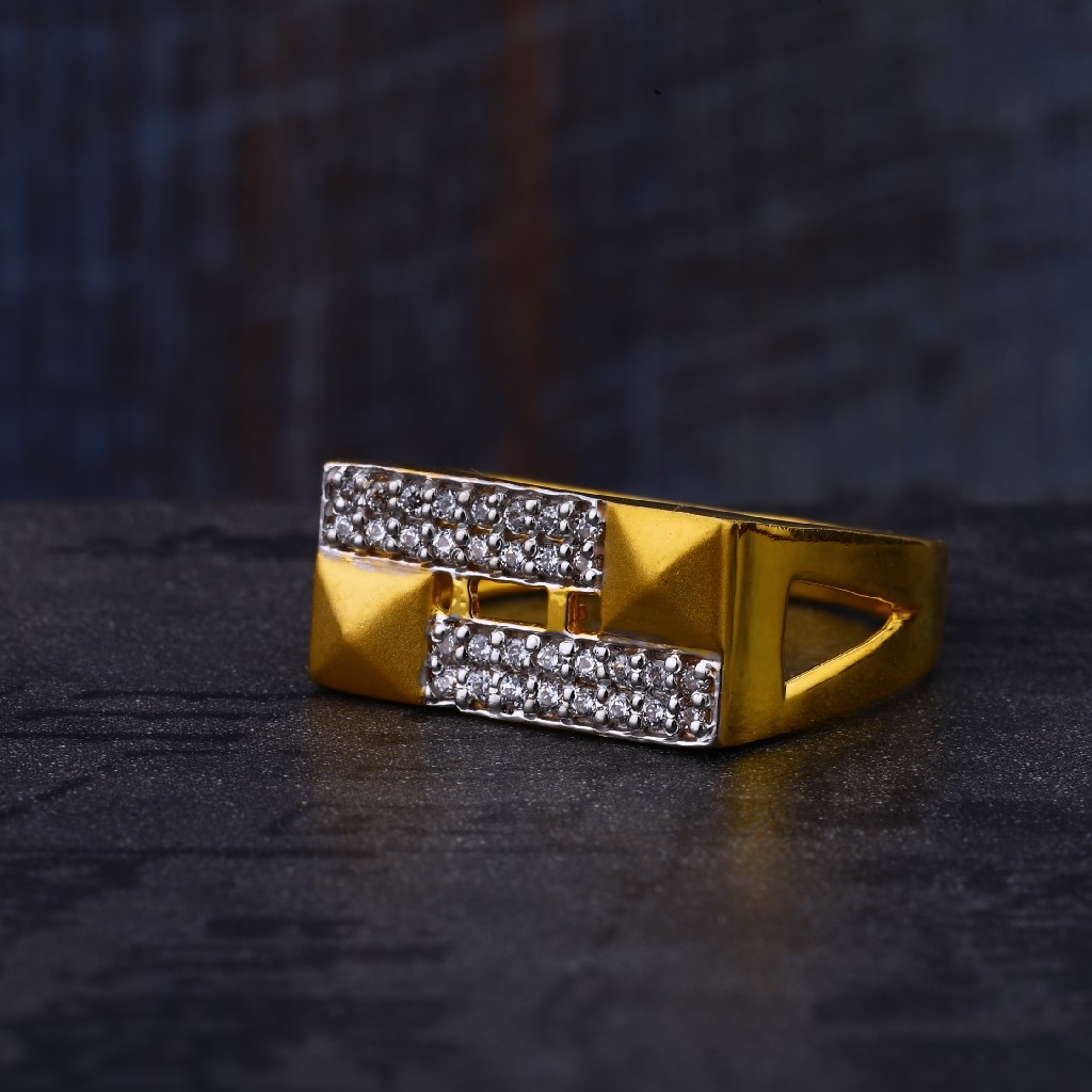 916 Gold Hallmark Mens Exclusive Ring MR562