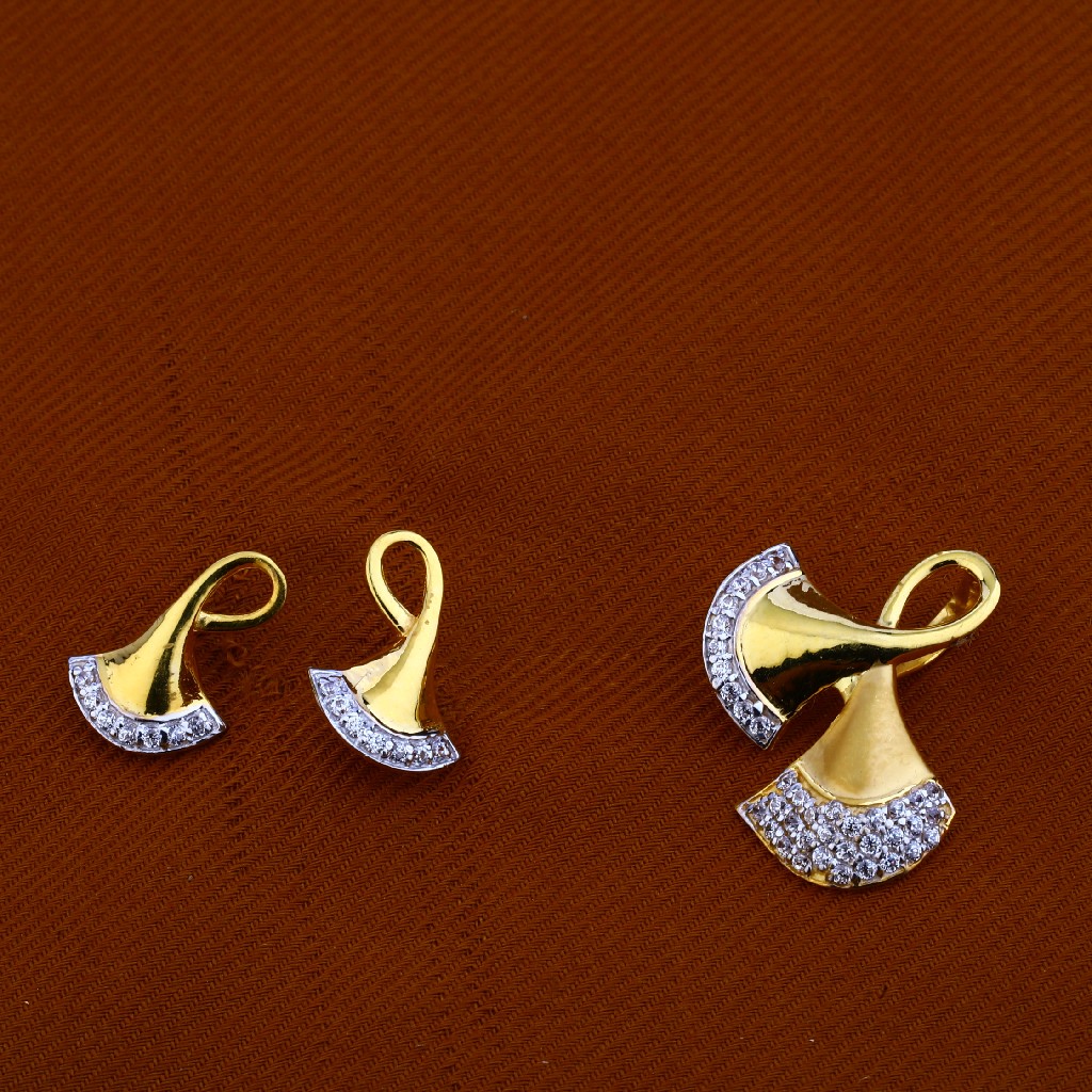 916 Gold Hallmark Pendant Set FPS94