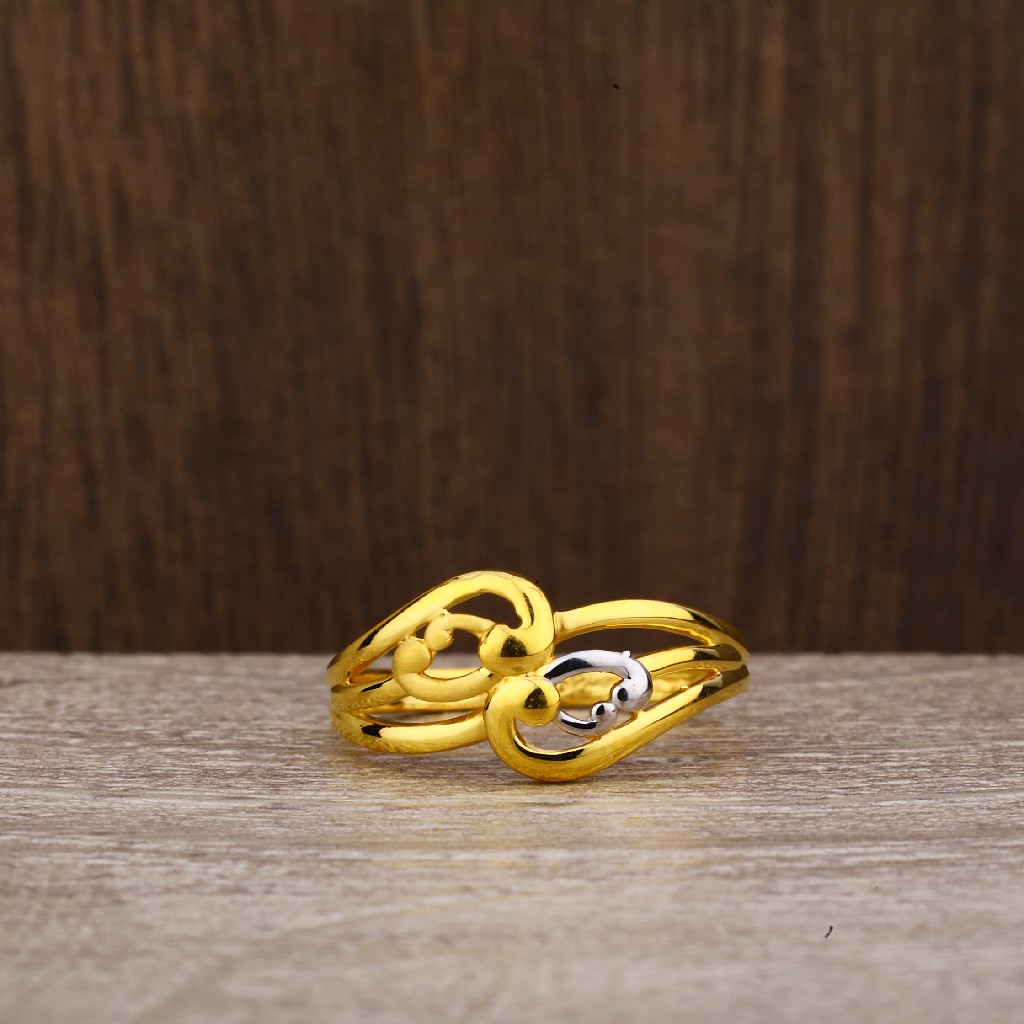 916 Gold Hallmark Plain Ring LPR242