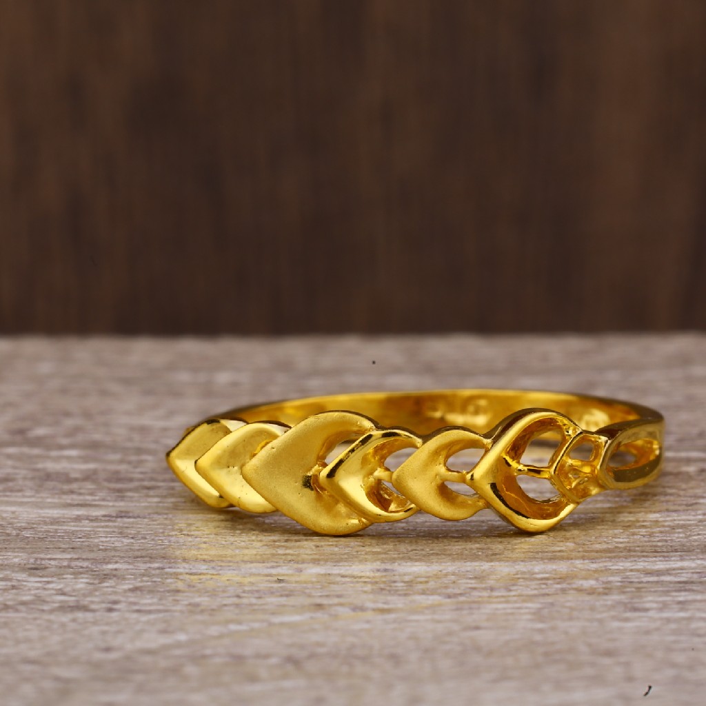 22kt Gold Hallmark  Plain Ring LPR191
