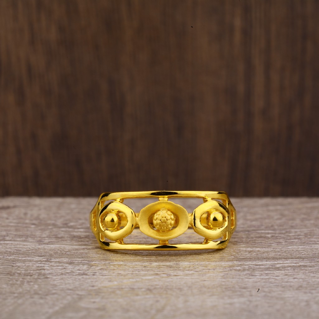 22kt Gold Hallmark Exclusive  Plain Ring LPR195