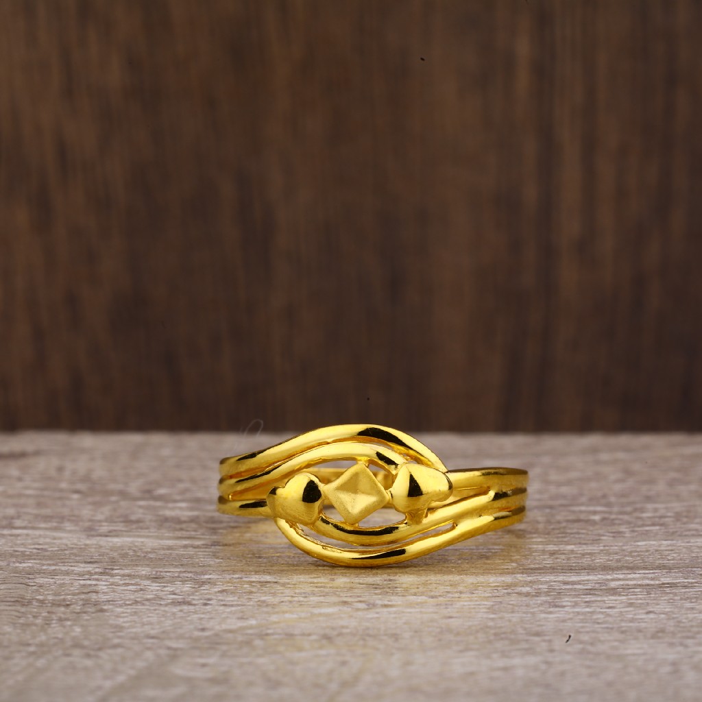 22kt Gold Hallmark Classic  Plain Ring LPR197
