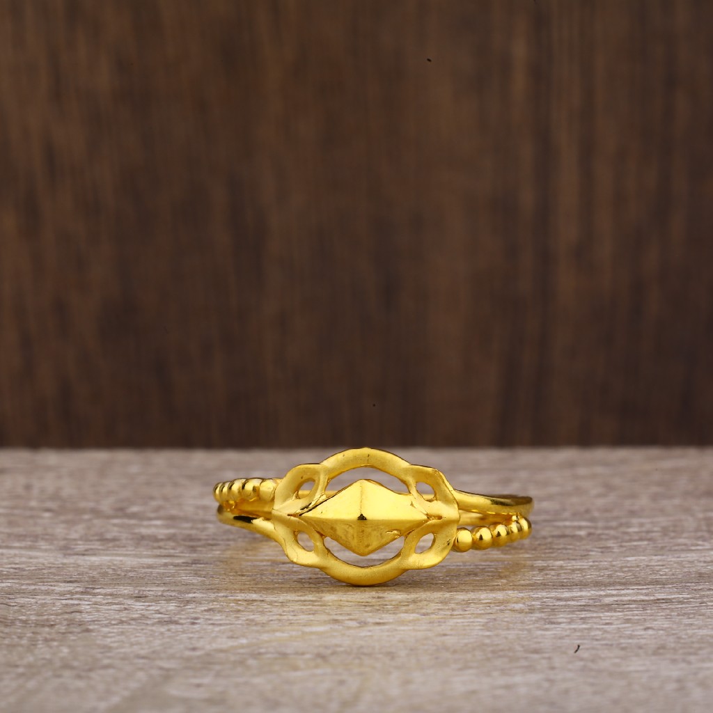 22kt Gold Hallmark  Plain Ring LPR198