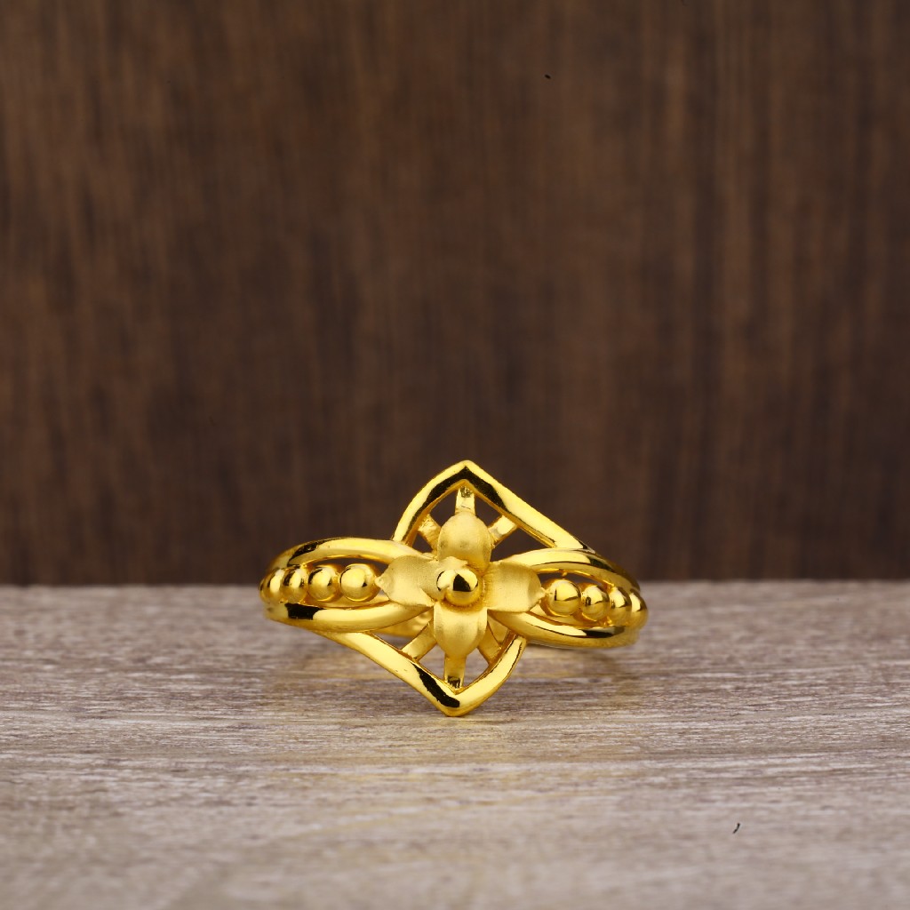 22kt Gold Hallmark Exclusive  Plain Ring LPR216