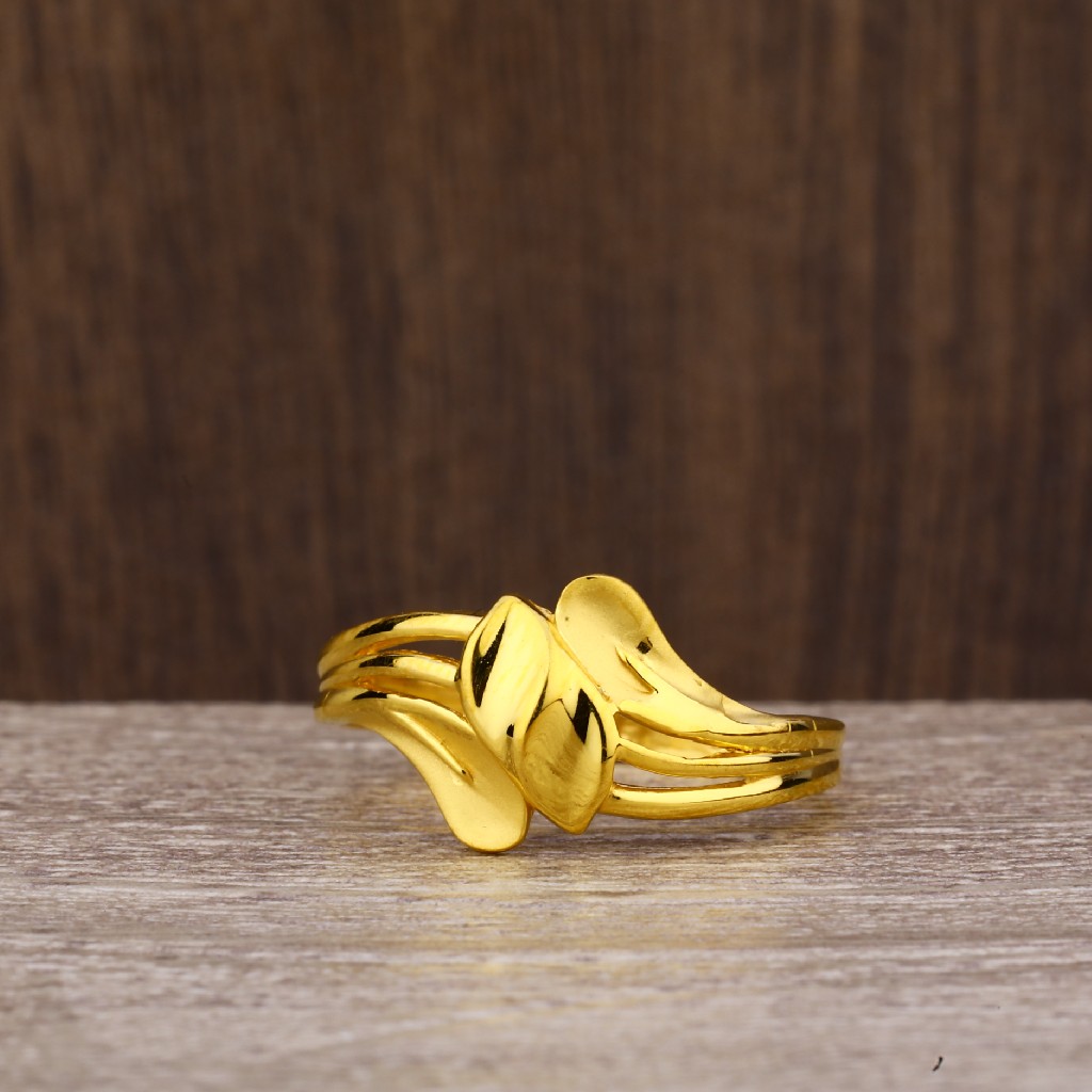 22kt Gold Hallmark Classic  Plain Ring LPR218