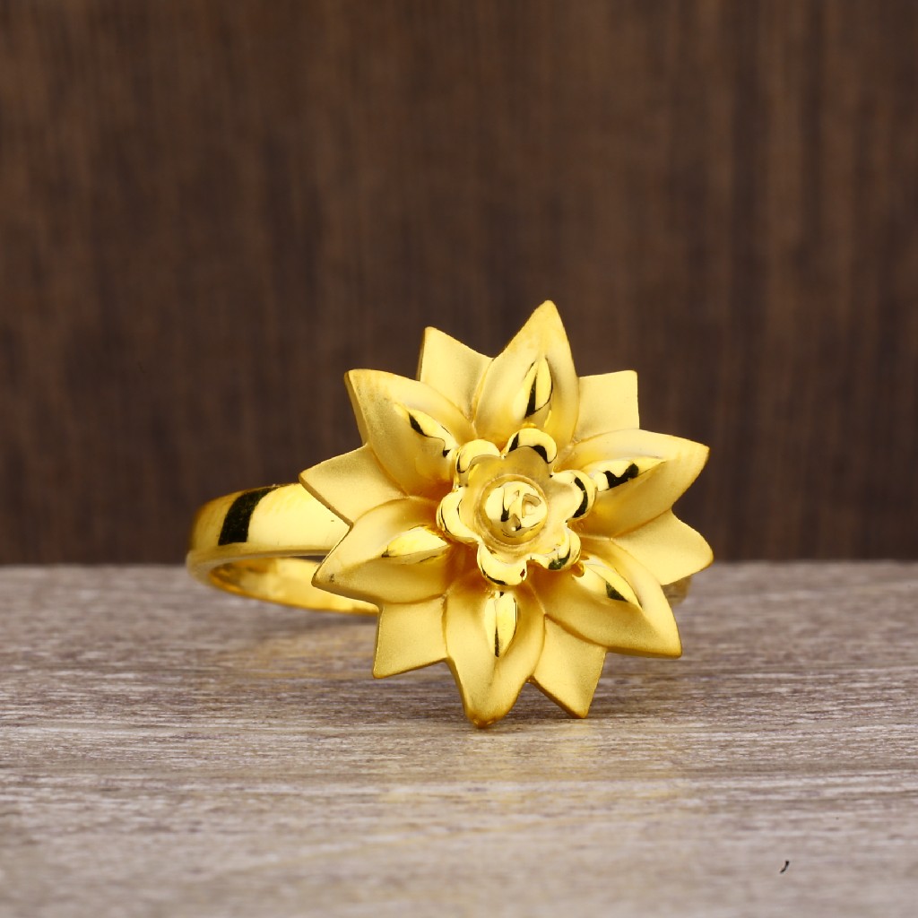 22kt Gold Hallmark  Plain Ring LPR219