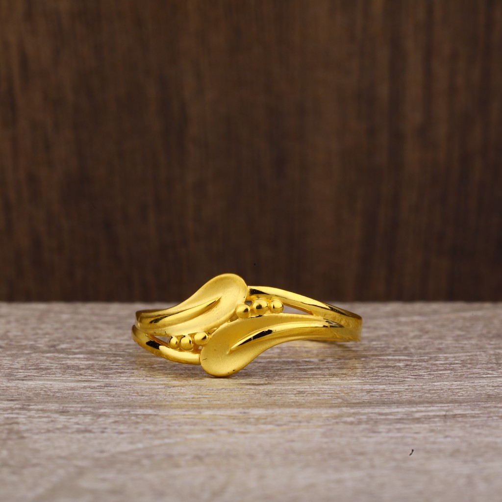 916 Gold  Plain Ring LPR232
