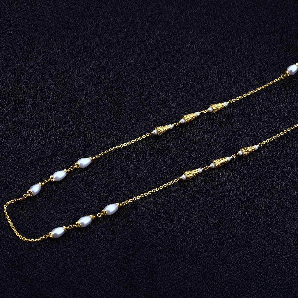 22kt Gold Exclusive Women's Antique Chain Mala AC135