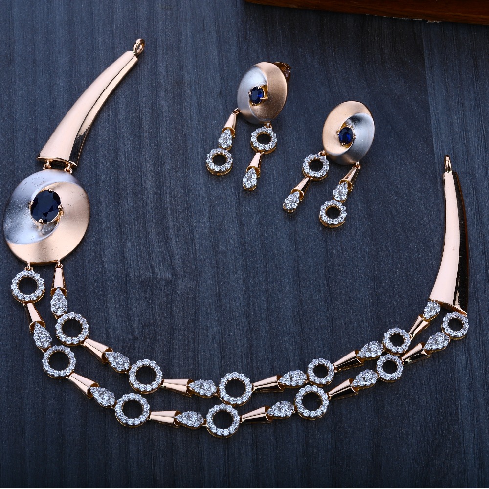 18kt  Rose Gold  Necklace Set RN06