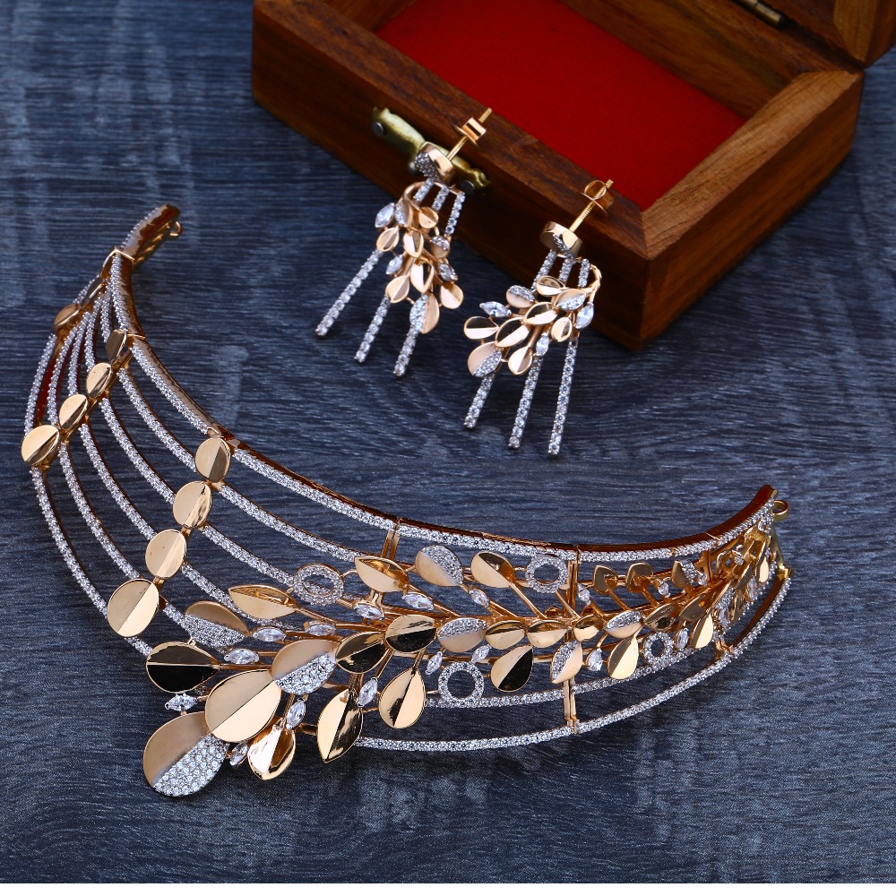 750 Rose Gold Necklace Set RN71
