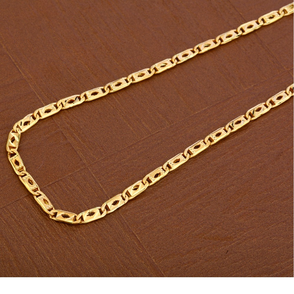 Mens 916 Gold Nawabi Chain-MNC37