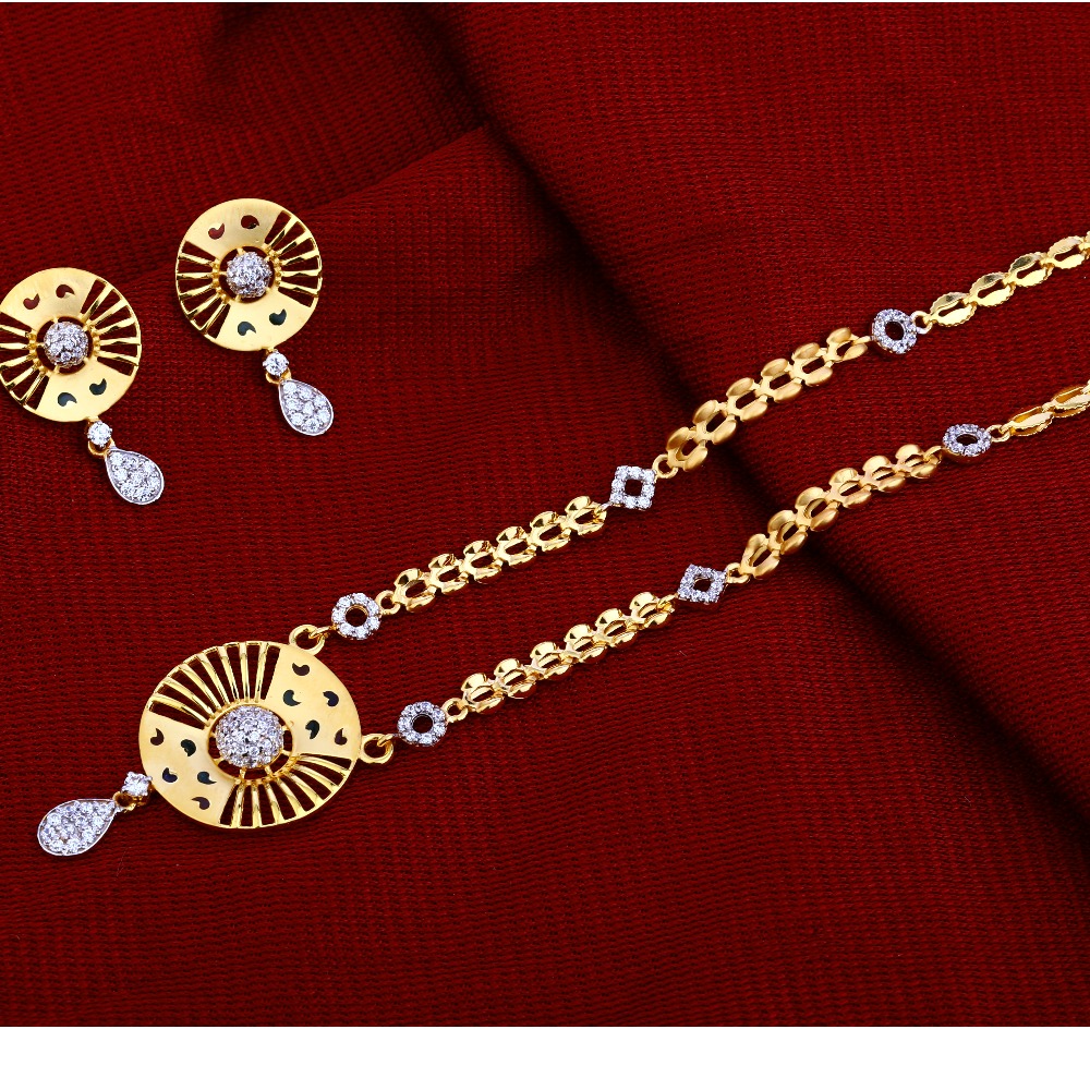 22kt Gold  Stylish Chain Necklace CN66