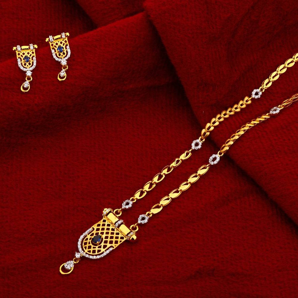 22ct Gold Stylish   Chain Necklace CN132