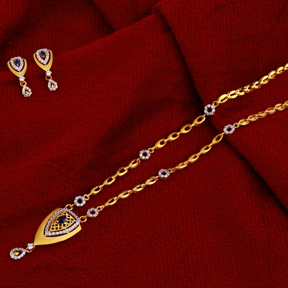 916 Gold Hallmark Designer  Chain Necklace CN95