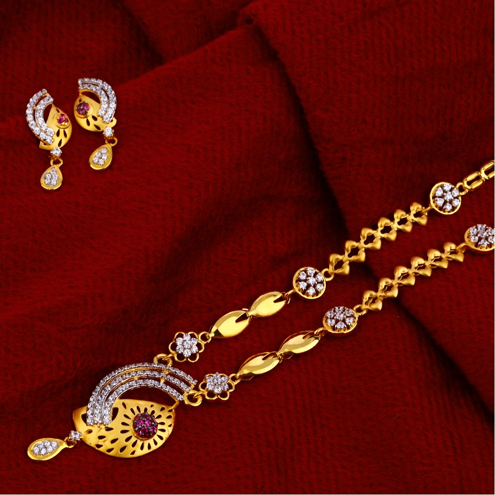 916 Gold Fancy  Chain  Necklace CN92