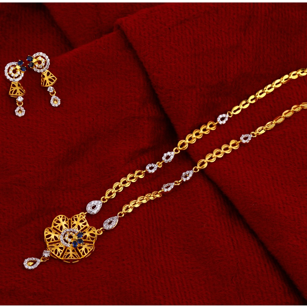 22ct  Gold  Fancy Chain Necklace CN79