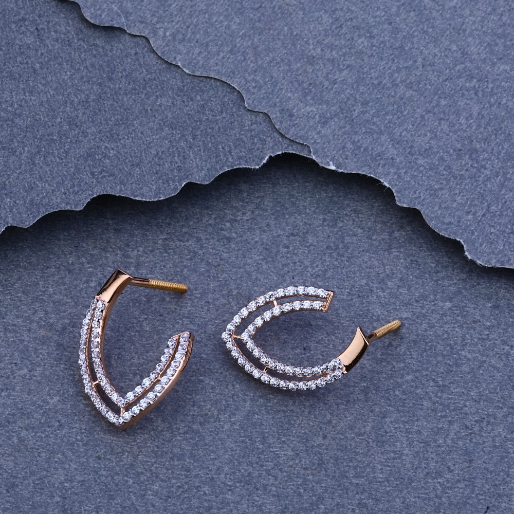 18ct Rose Gold Cz  Exclusive   Bali  RFB33