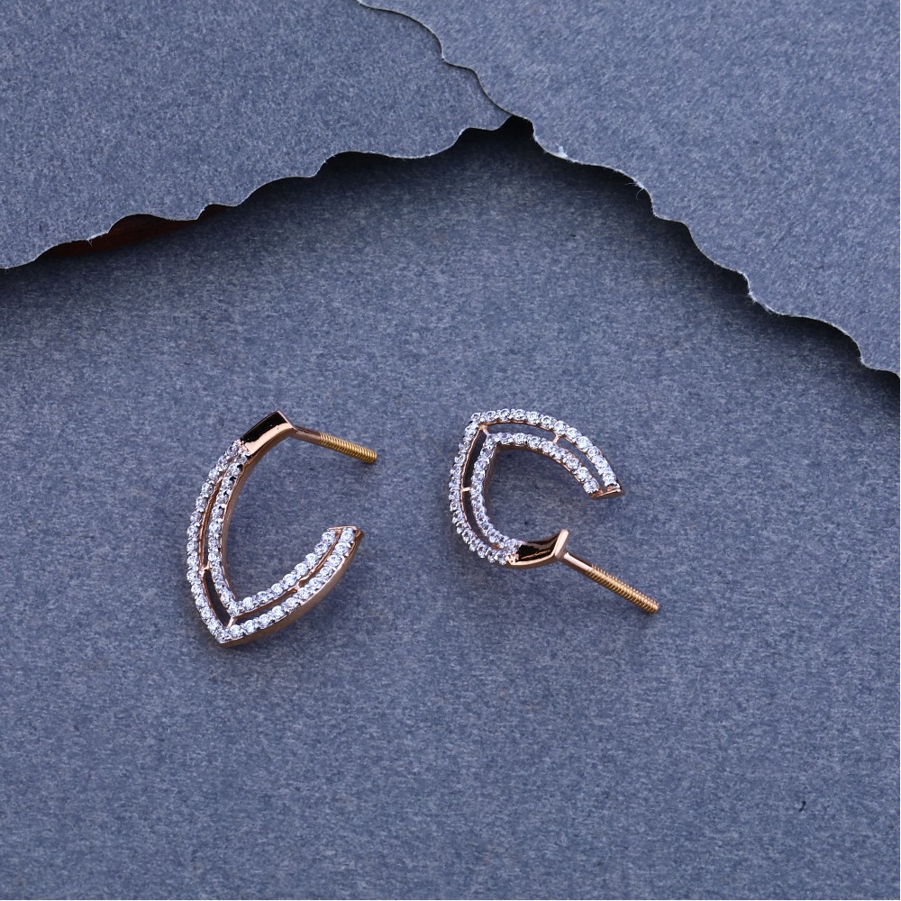 18ct Rose Gold Stylish Hallmark Bali RFB29