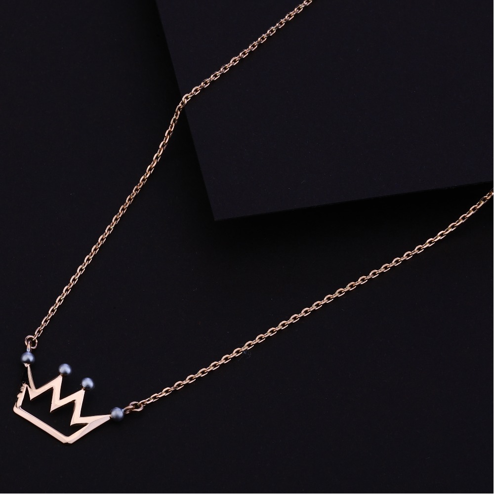 18ct Rose Gold Fancy Necklace  RTM36