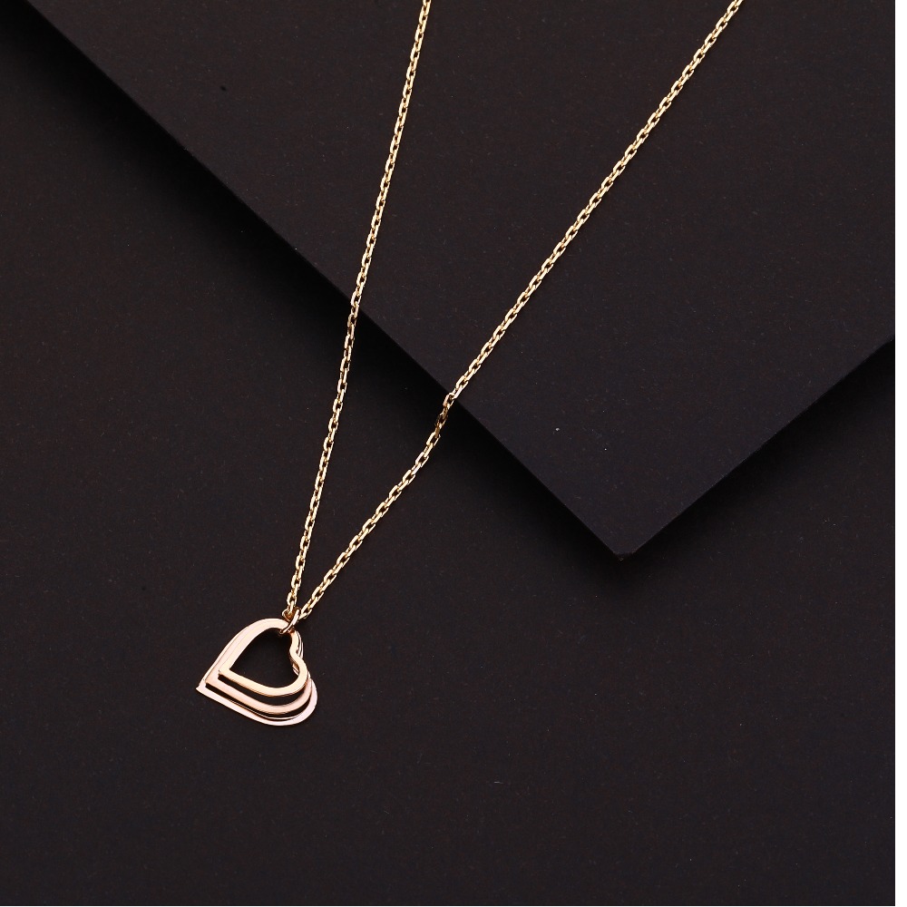 18ct Rose Gold Hallmark  Classic  Necklace RTM89