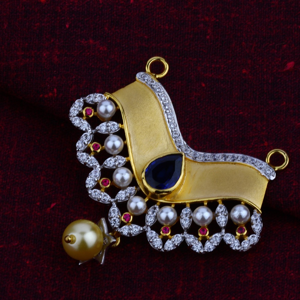 750 Gold Classic  Mangalsutra Pendant MSFP15