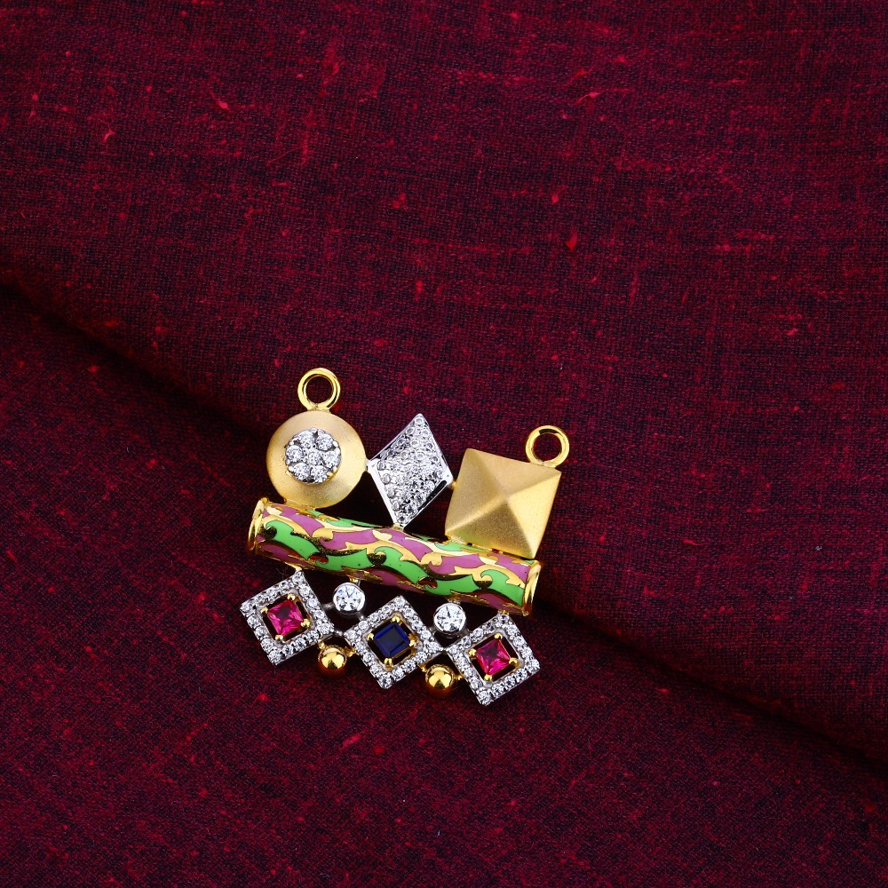 750 Gold Hallmark Mangalsutra  pendant MSFP26