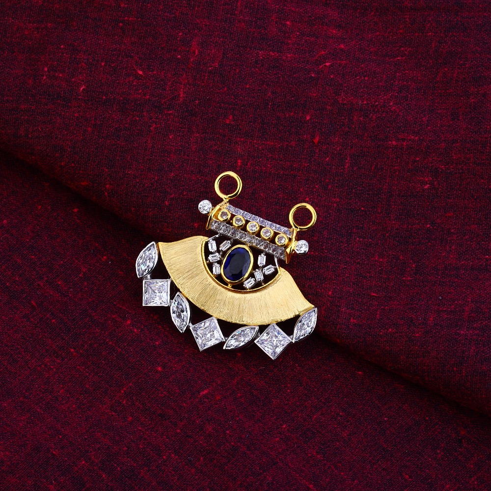 750 Gold   Designer Mangalsutra Fancy Pendant MSFP22