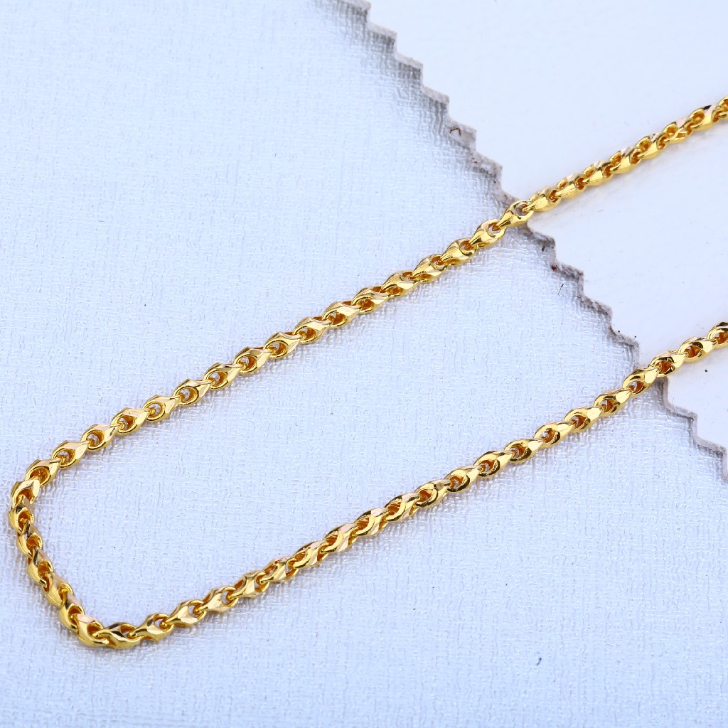 22ct Gold Hallmark Choco Chain MCH69