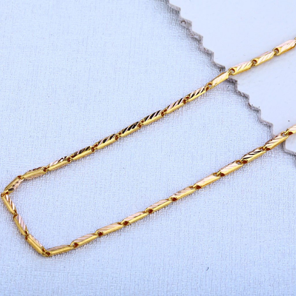 22ct Gold Stylish Choco Chain MCH71
