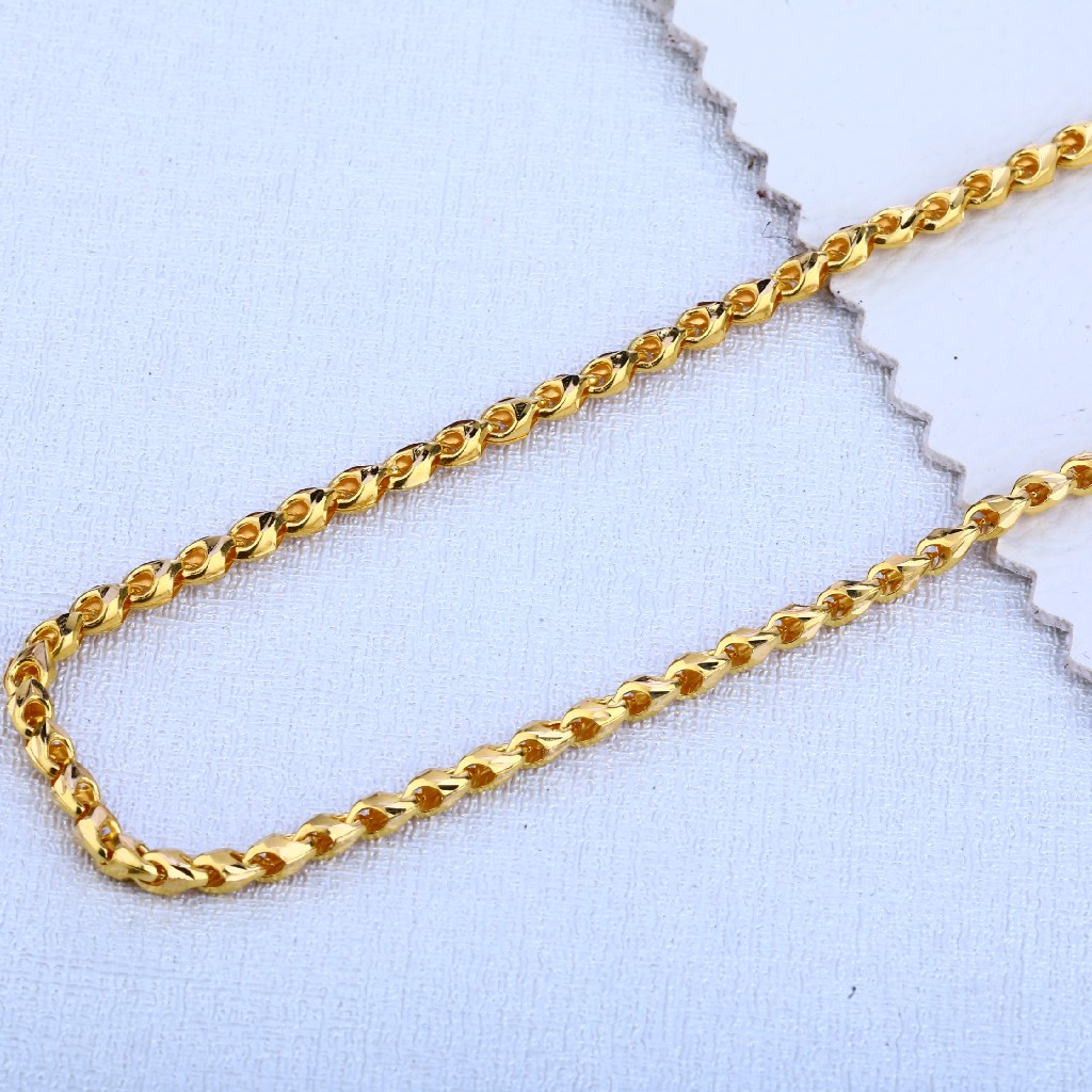 916 Gold Hallmark Classic Choco Chain MCH75