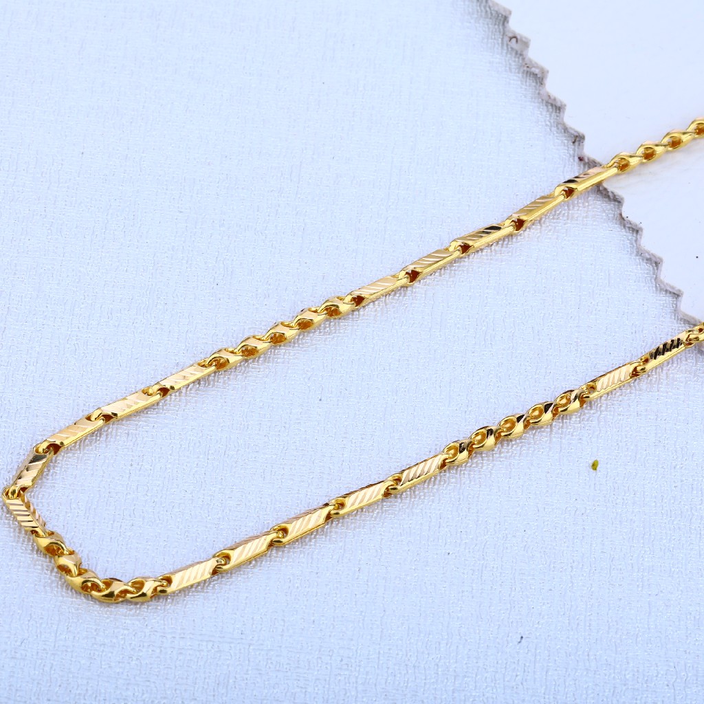 916 Gold Stylish Men's Choco Chain MCH82