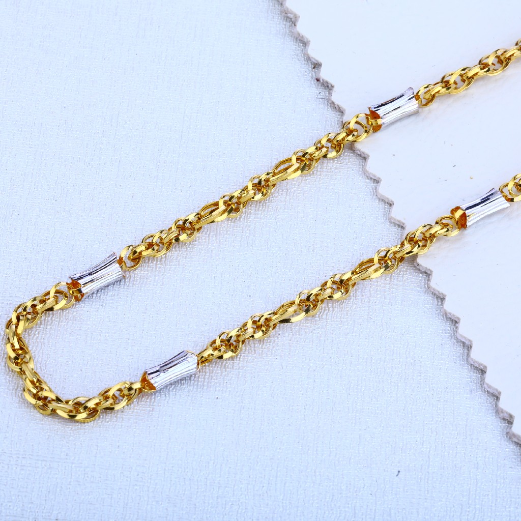 916 Gold Fancy Men's Choco Chain MCH94