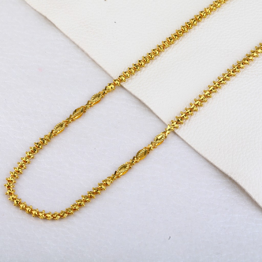 22ct  Gold Hallmark Fancy Choco Chain MCH150