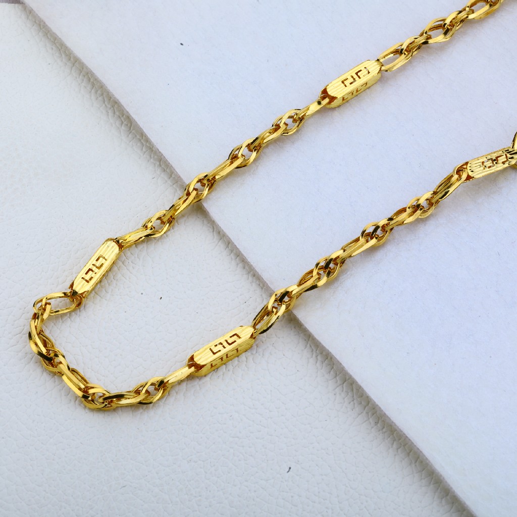 22ct  Gold Hallmark Designer Choco Chain MCH191