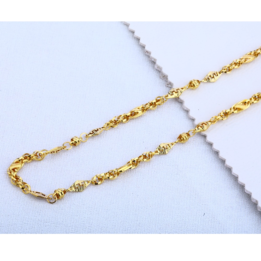 916 Gold Hallmark stylish  Chain MCH53