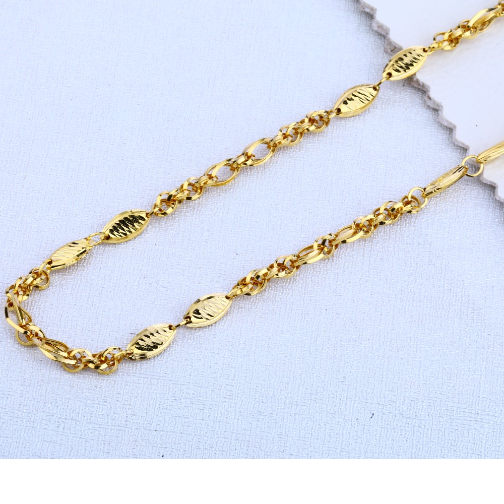 22CT Gold Hallmark Men's Gorgeous Choco Chain MCH36