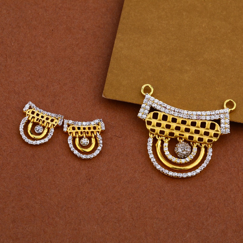916 Gold Exclusive Mangalsutra Pendant MP19