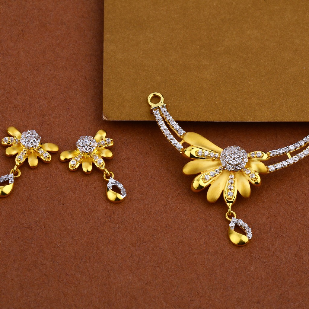 916 Gold Designer Pendant MP27