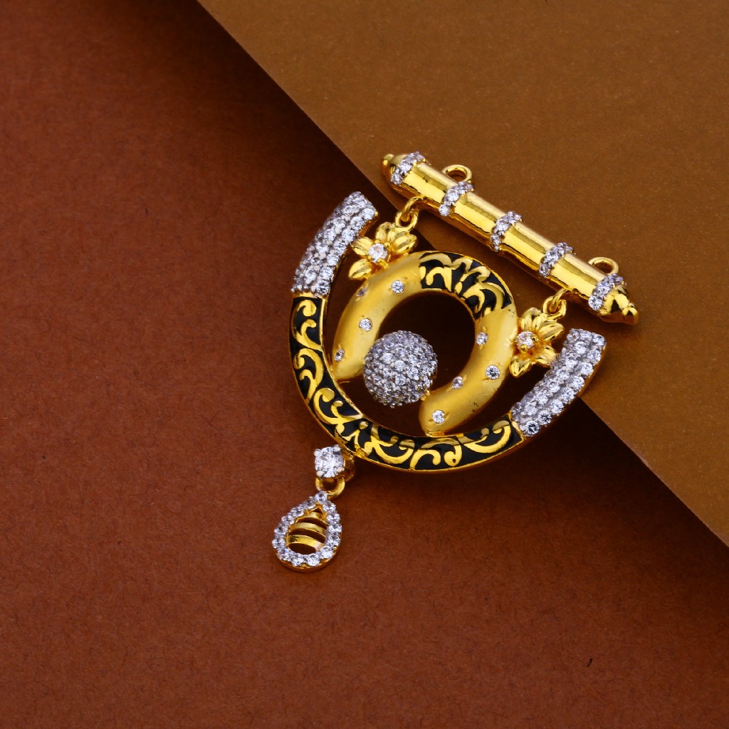916 Gold Hallmark Designer Pendant MP44