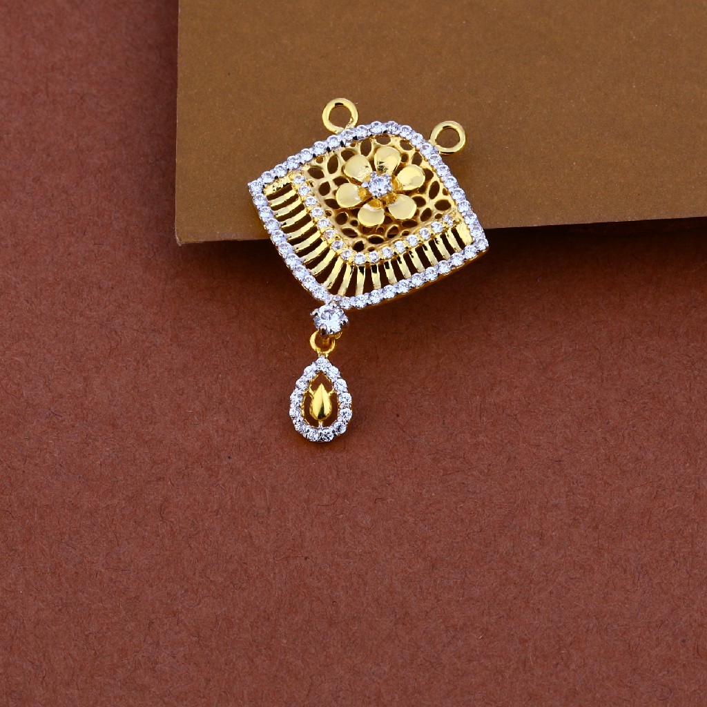 916 Cz Gold Exclusive Pendant MP62